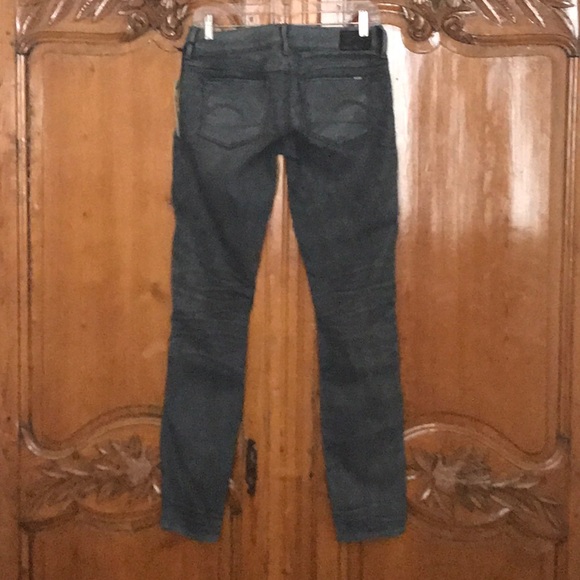 NEW G-Star Gray Irregularly Dyed Jeans - Picture 4 of 8